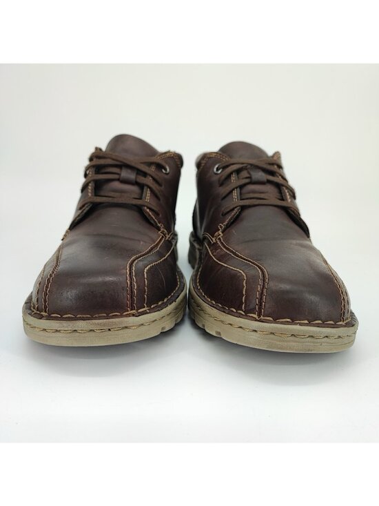 Clarks Vanek Mid Men’s 10 US Shoes Leather Brown Comfort Boots 26136704
